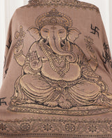 Lord Ganesha Heirloom cashmere wool stole with zari