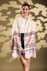 silk stripes stole