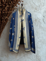 Luxury horses reversible stole