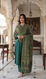 Ikat with kani border