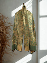 Reversible self zari stoles