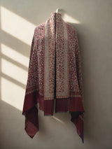 Kani shawl with gold zari