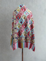Kalamkari stole with zari