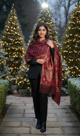 Ikat zari reversible