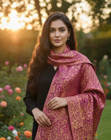 Reversible self zari stole