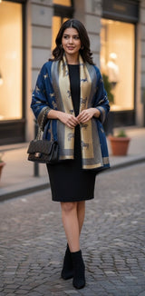 Luxury horses reversible stole