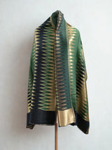 Ikat zari reversible stole