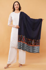 Ikat with kani border