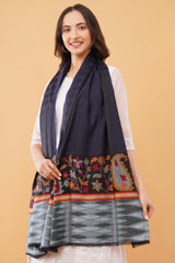 Ikat with kani border