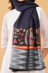 Ikat with kani border