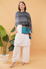 Ikat with kani border