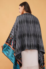 Ikat with kani border