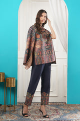 Blue French Paisley co-ord set