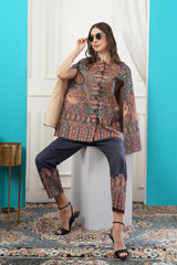 Blue French Paisley co-ord set