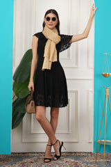 Basket Weave Cashmere stole