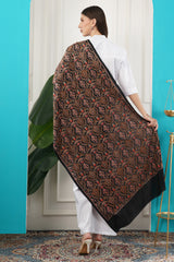 Jamawar embroidery stole