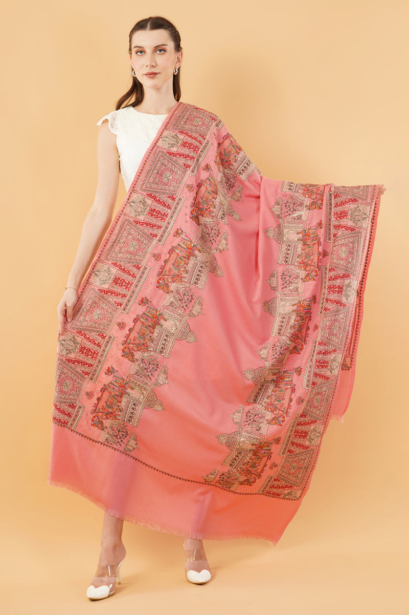 Baraat embroidery Shawl