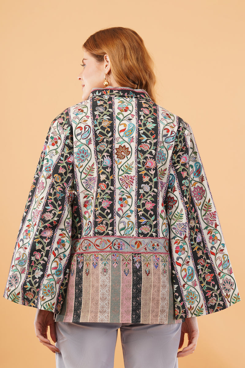 Kalamakari stripes jacket