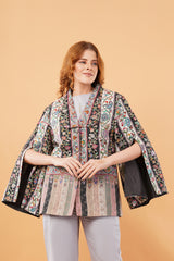 Kalamakari stripes jacket