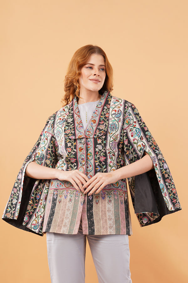 Kalamakari stripes jacket