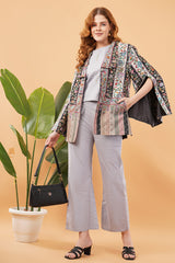 Kalamakari stripes jacket
