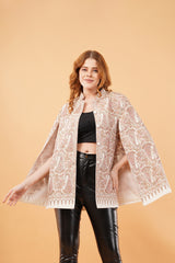 Jamawar french paisley cape