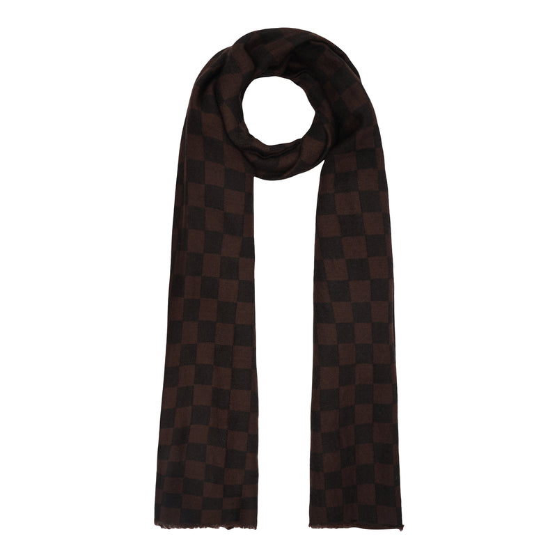 CHECKED PASHMINA MUFFLER