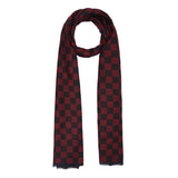 Checked Pashmina muffler