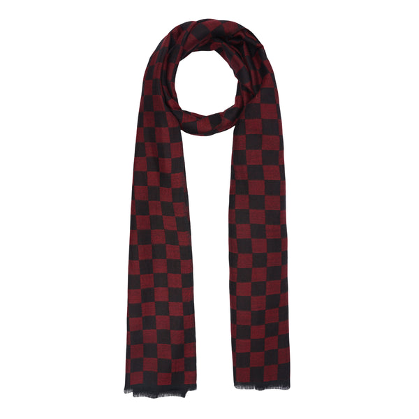CHECKED PASHMINA MUFFLER