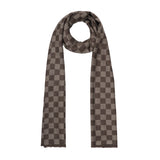 Checked Pashmina muffler