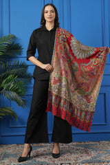 Ombre Kalamkari stole