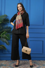 Ombre Kalamkari stole