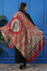 Ombre Kalamkari stole