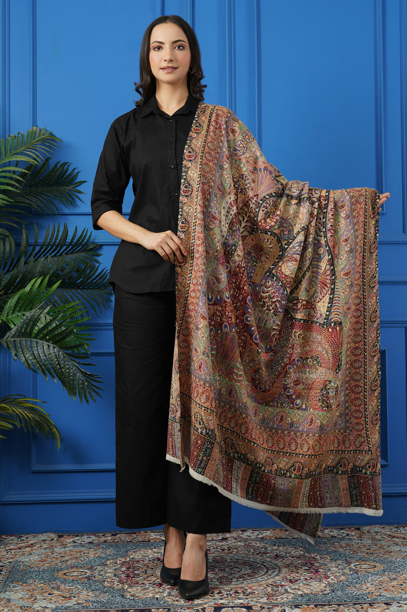 Hand embroidered Shawl