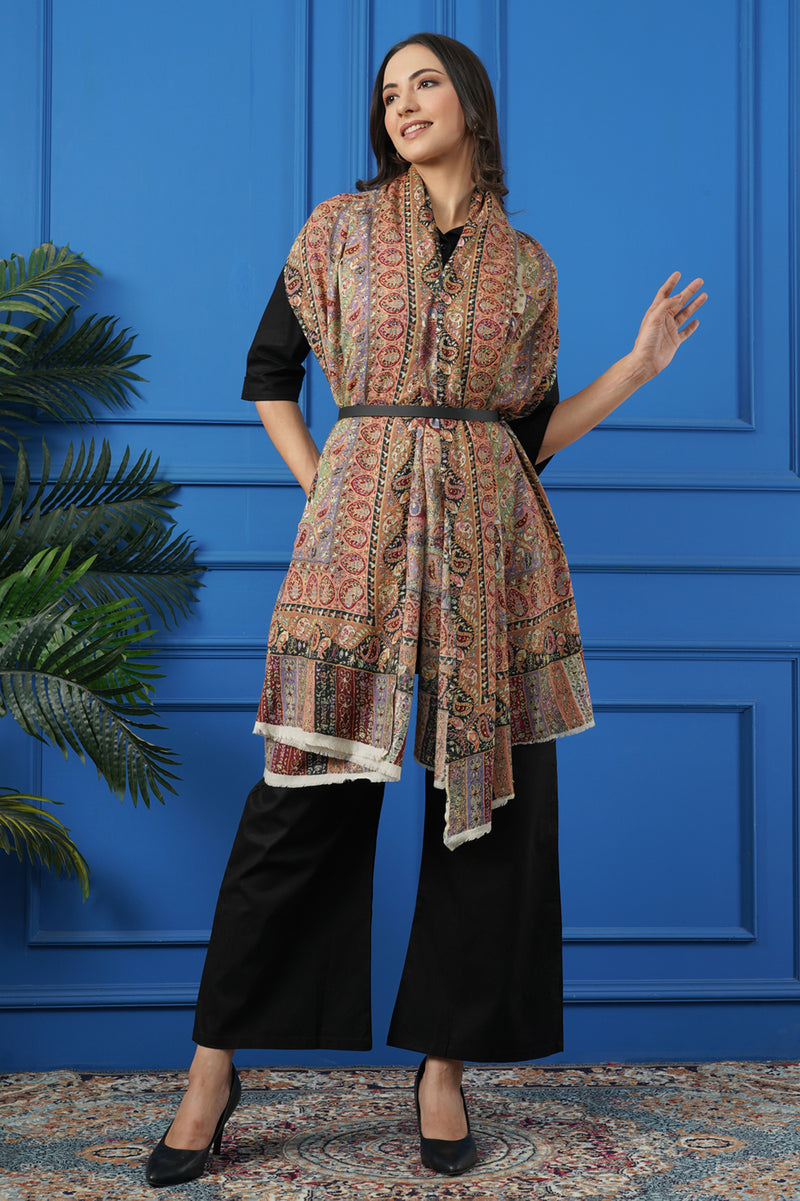 Hand embroidered Shawl