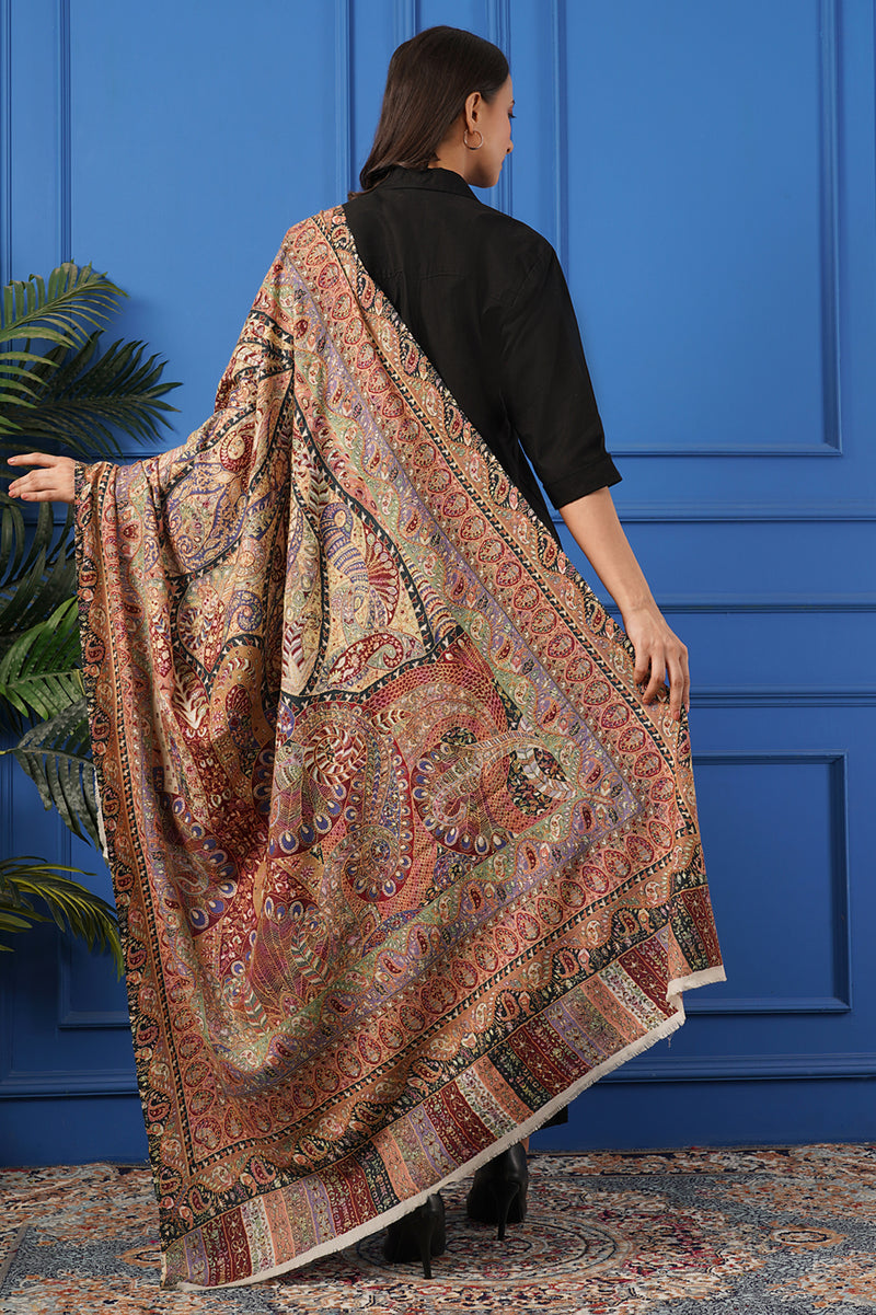 Hand embroidered Shawl