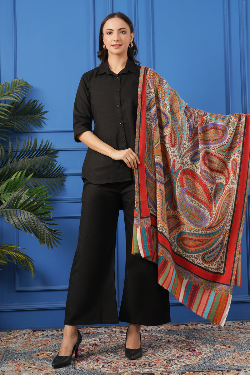 Hand embroidered Shawl