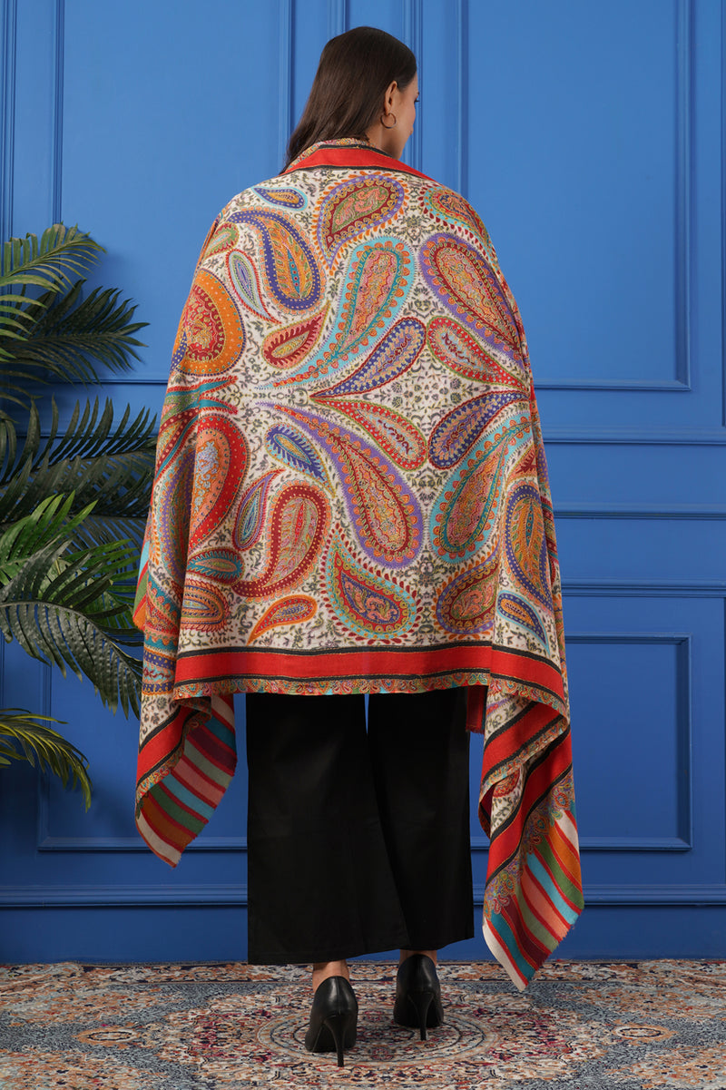 Hand embroidered Shawl