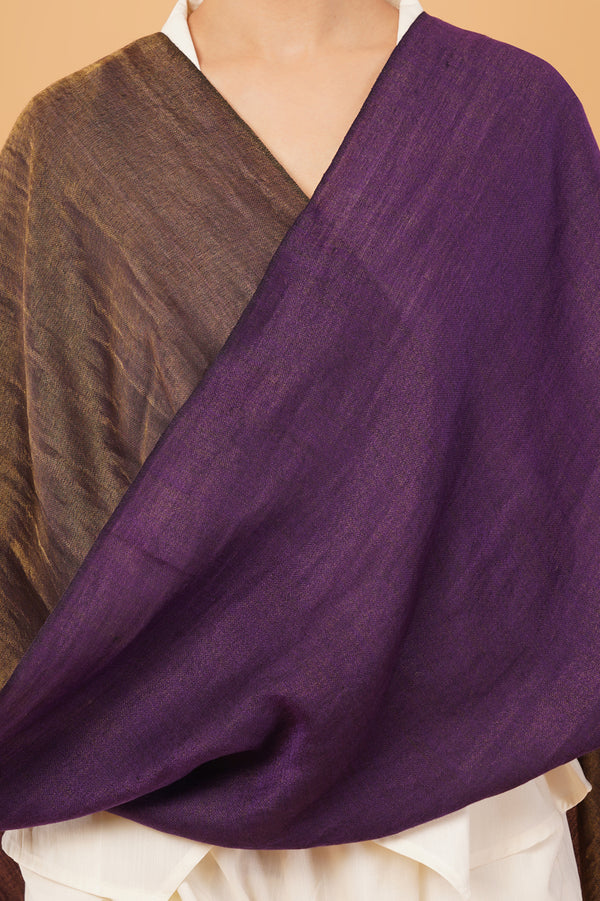 ELITE MOONLIGHT ZARI REVERSIBLE STOLE