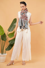 Heavy kalamkari embroidered shawl