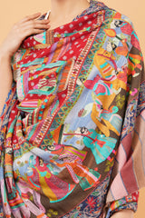 Kalamkari embroidery shawl
