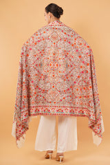 Art silk embroidered shawl