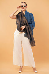 ELITE MOONLIGHT ZARI REVERSIBLE STOLE