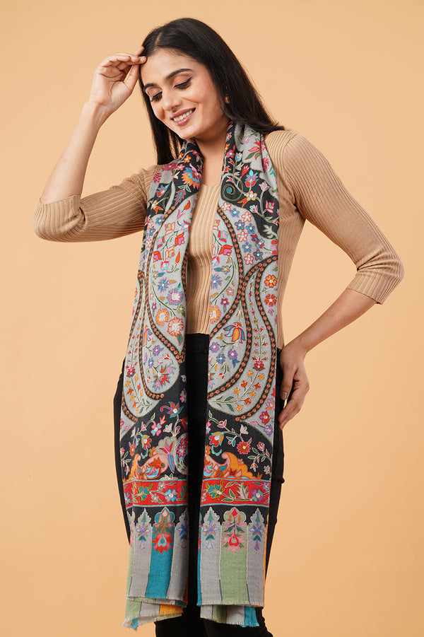 Kalamkari with zari