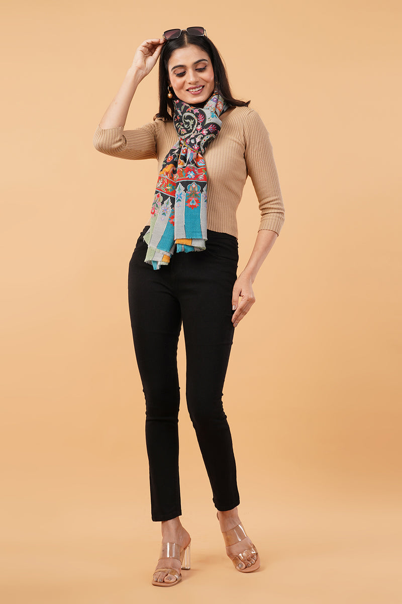 Kalamkari with zari