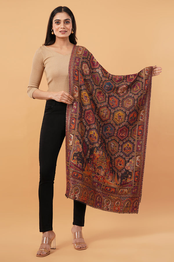 Reversible Jamawar zari