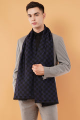 Checked Pashmina muffler