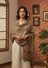 Moonlight border shawl