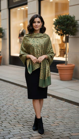 Reversible self zari stoles