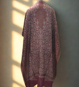 Kani shawl with gold zari